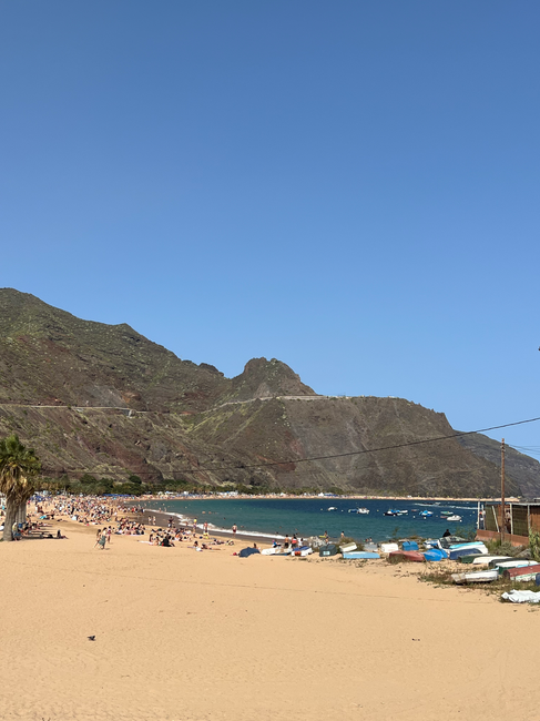 Playa de Las Teresitas in Puerto de la Cruz