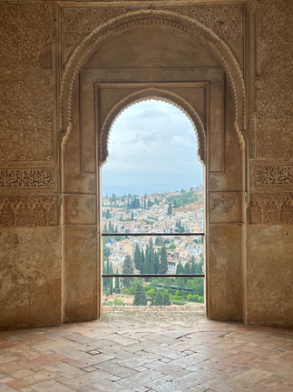 Nasrid Palaces in the Alhambra in Granada, Spain