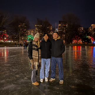 EvokebyHannah in Boston at the Public Garden for NYE fireworks