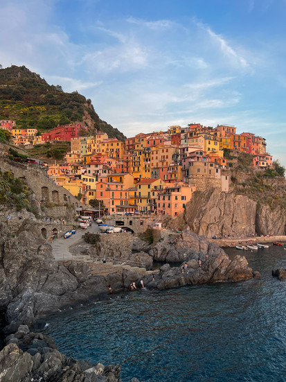 View of Manarola, Cinque Terre, Italy