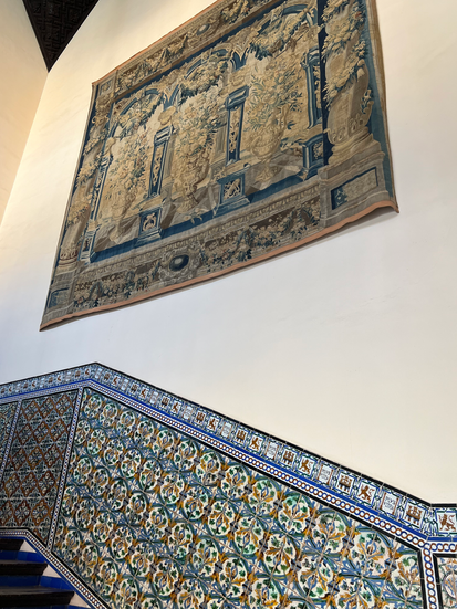 Tiles of the Real Alcázar in Sevilla, Spain