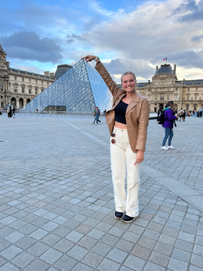 Outside the Louvre, Paris, France