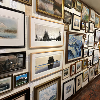 Local Art store in Washington on the way to Mount Rainier from Seattle