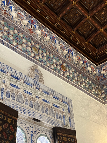 Tiles of the Real Alcázar in Sevilla, Spain