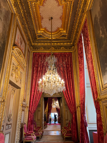 Napoleon's Apartment in the Lourve, Paris, France