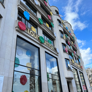Flagship Louis Vuitton store on Champs-Élysées in Paris, France
