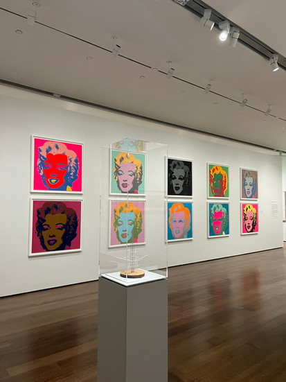 Marilyn Monroe paintings in the Harvard Art Museum