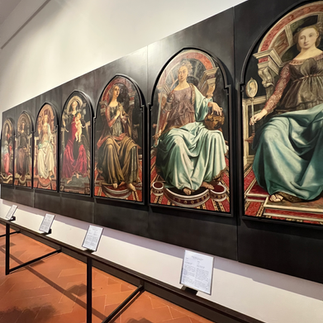 Painting in Uffizi Florence, Italy