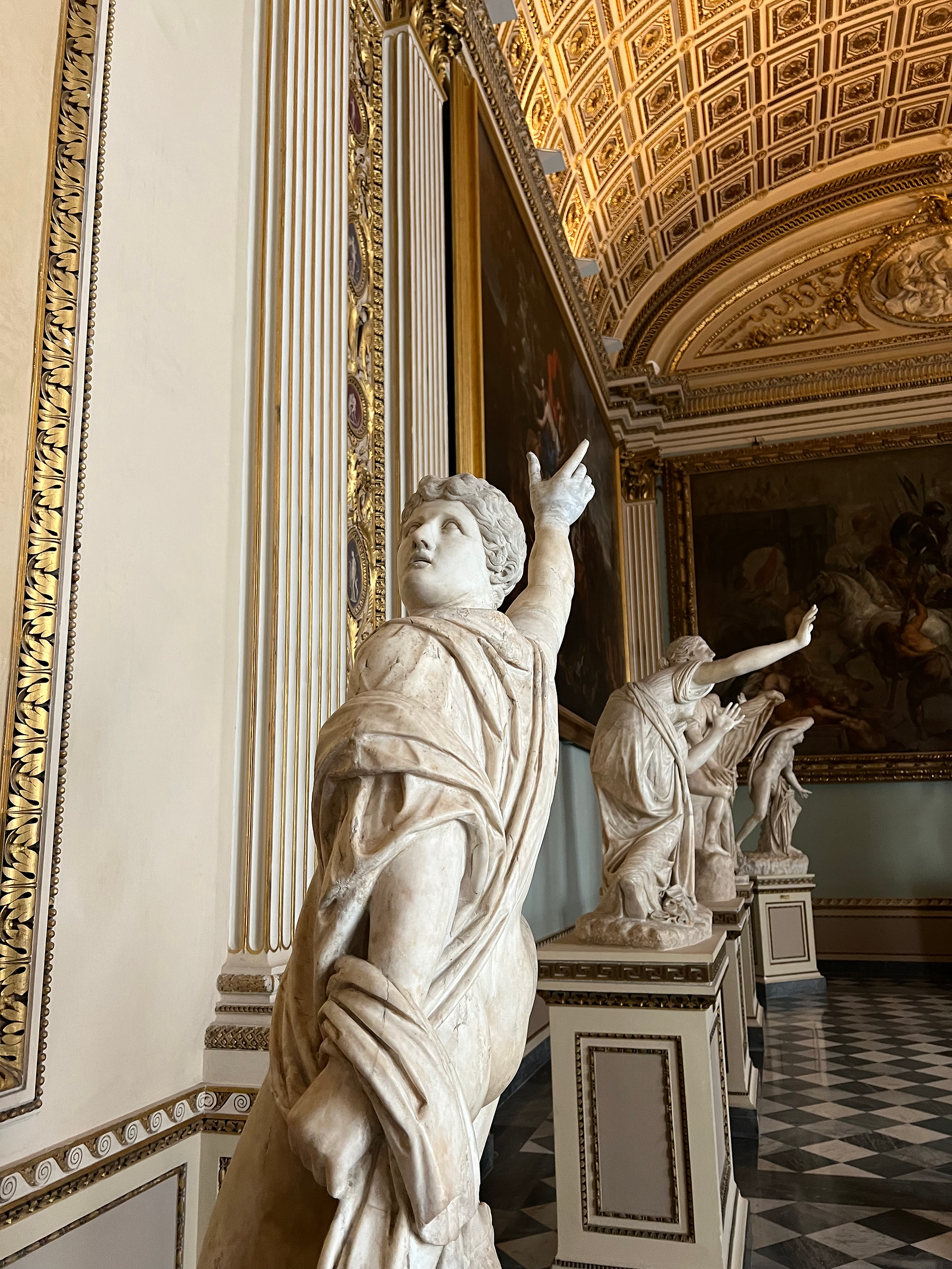Statue in Uffizi Florence, Italy