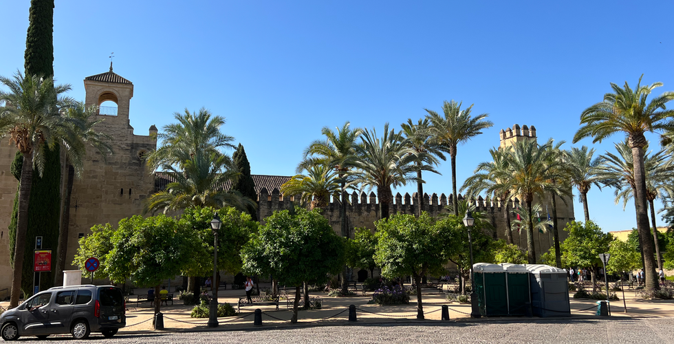 Alcázar de los Reyes Cristianos in Cordoba, Spain