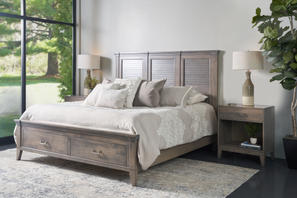 Yutzy Champagne Panel Storage Bed 41108FD