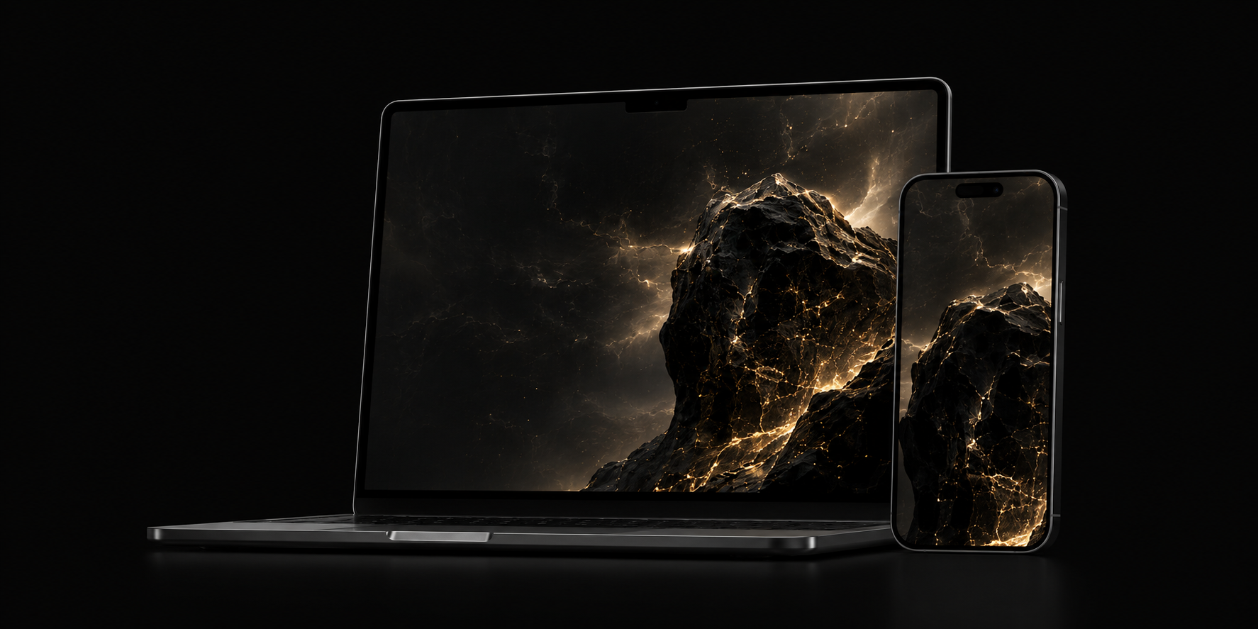 Bespoke digital systems shown on laptop and tablet