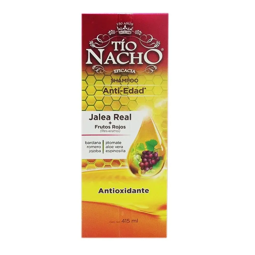 Tio Nacho Shampoo Jalea Real y Frutos Rojos 14 oz.