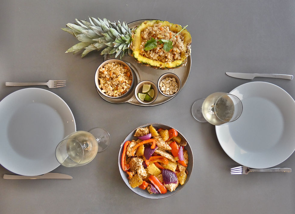 Caribbean Rice with Spicy Jerk Chicken