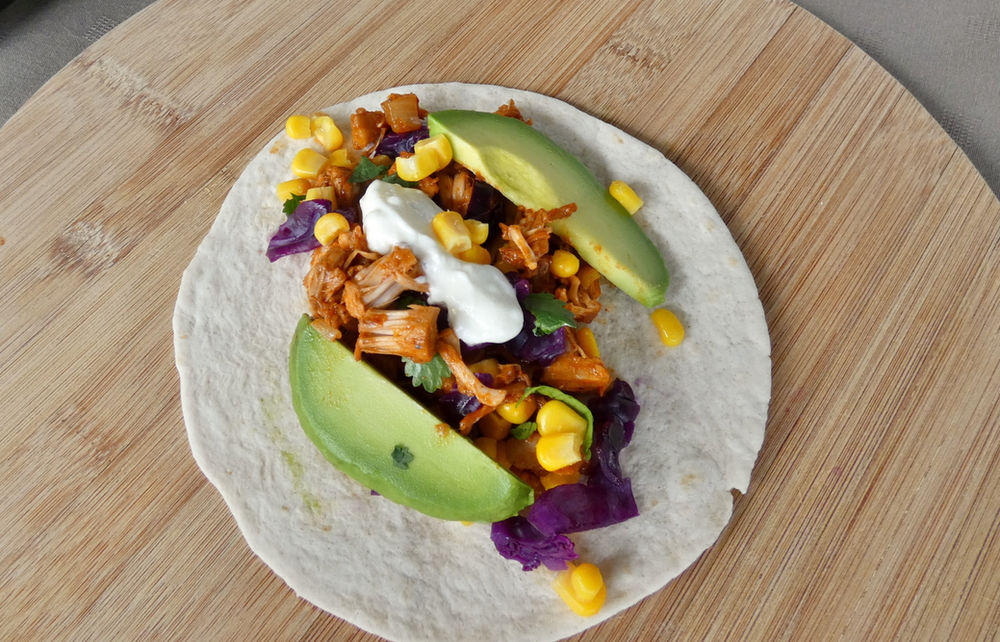 BBQ Pulled Jackfruit Taco's