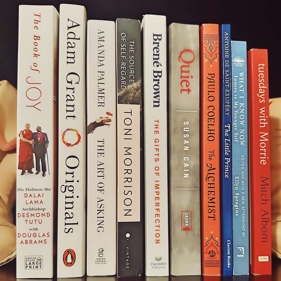 The top books recommended for my daughter's reading list