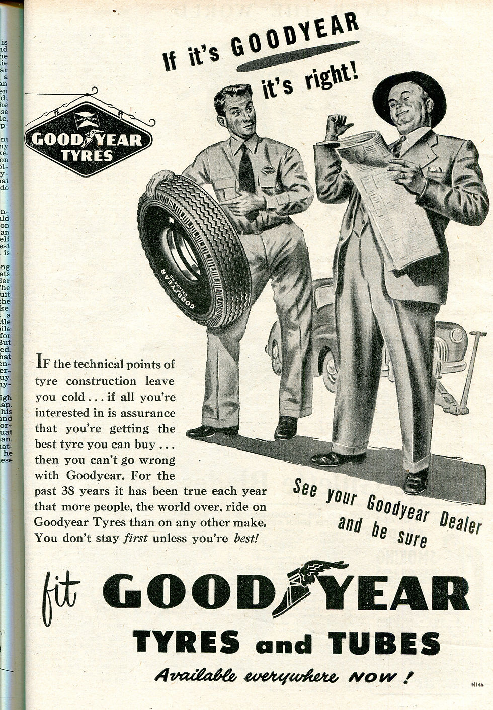 Early Goodyear ad