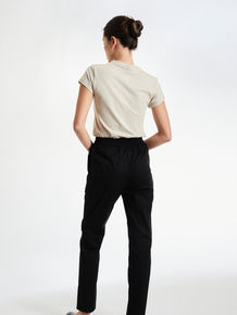 Balneo Spa Elasticated Trousers Black 2 shown as a yacht crew uniform product image.
