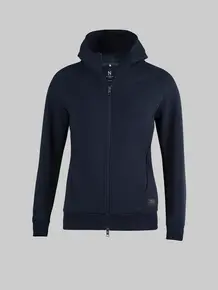Front view of Nimbus Hoodie hampton women navy front for yacht crew uniform.