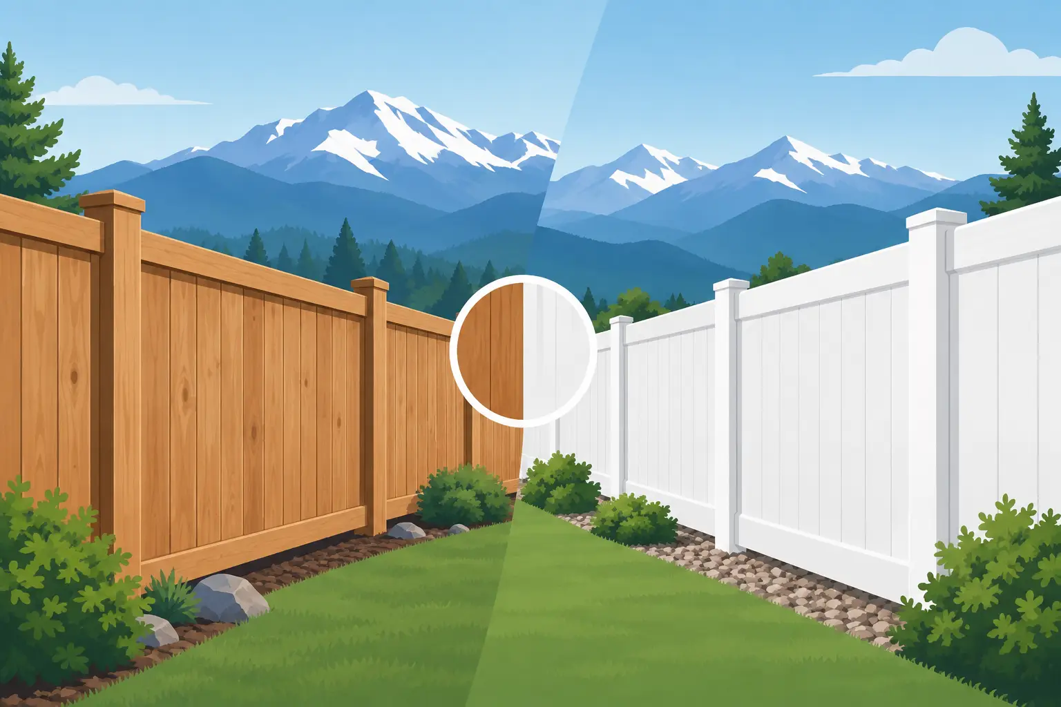 Wood Fence vs Vinyl in Colorado: What Fits?