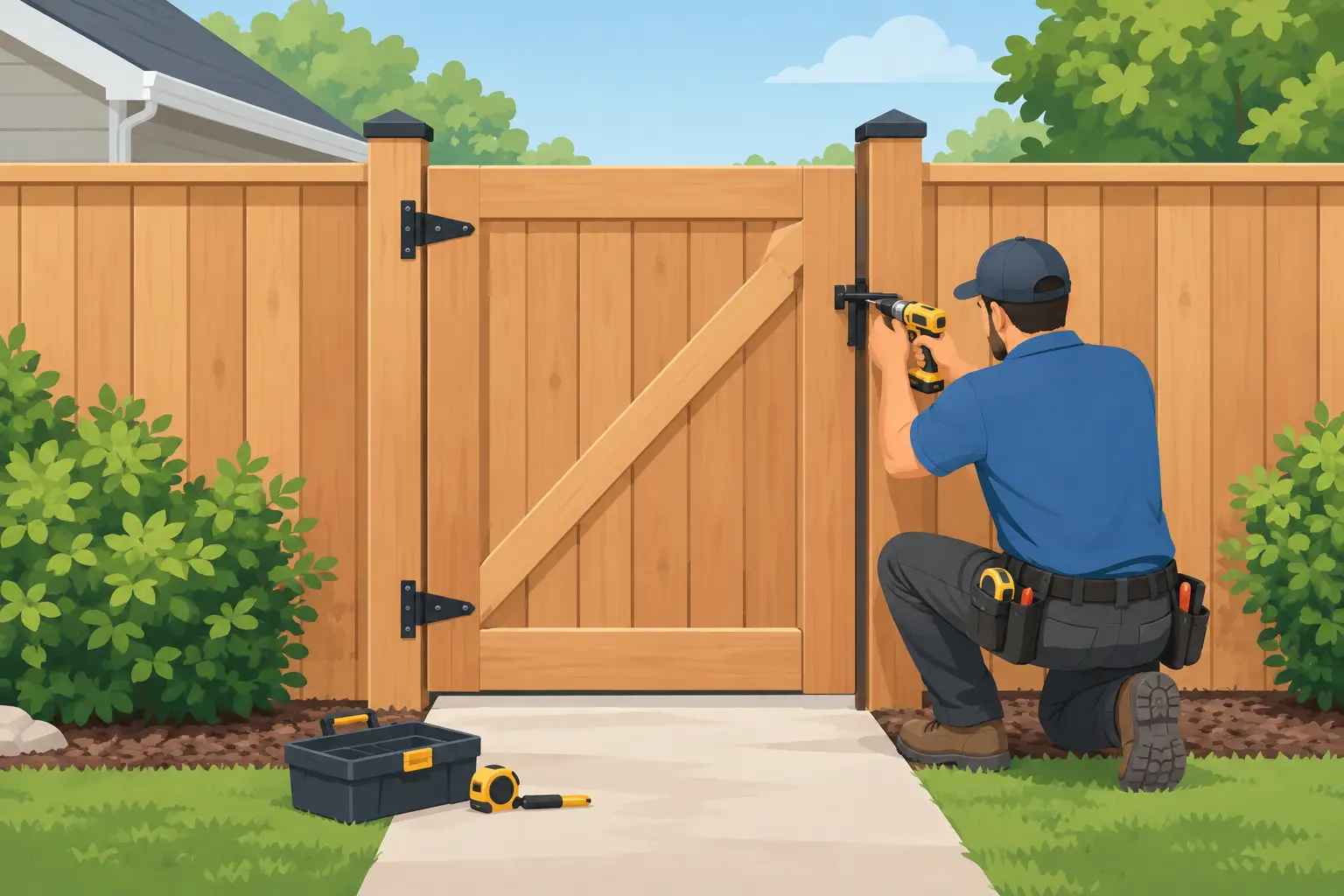 Gate Installation for Backyard Fence Done Right