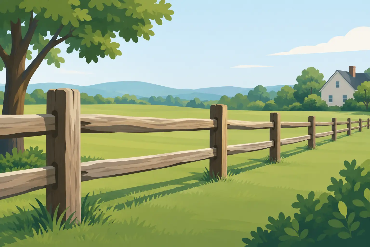 Split Rail Fence Property Boundary Basics