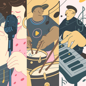 Kaizen Music Academy - Banner Illustration