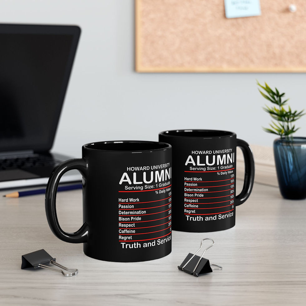Thumbnail: Howard U Alumni HBCU Black Mug