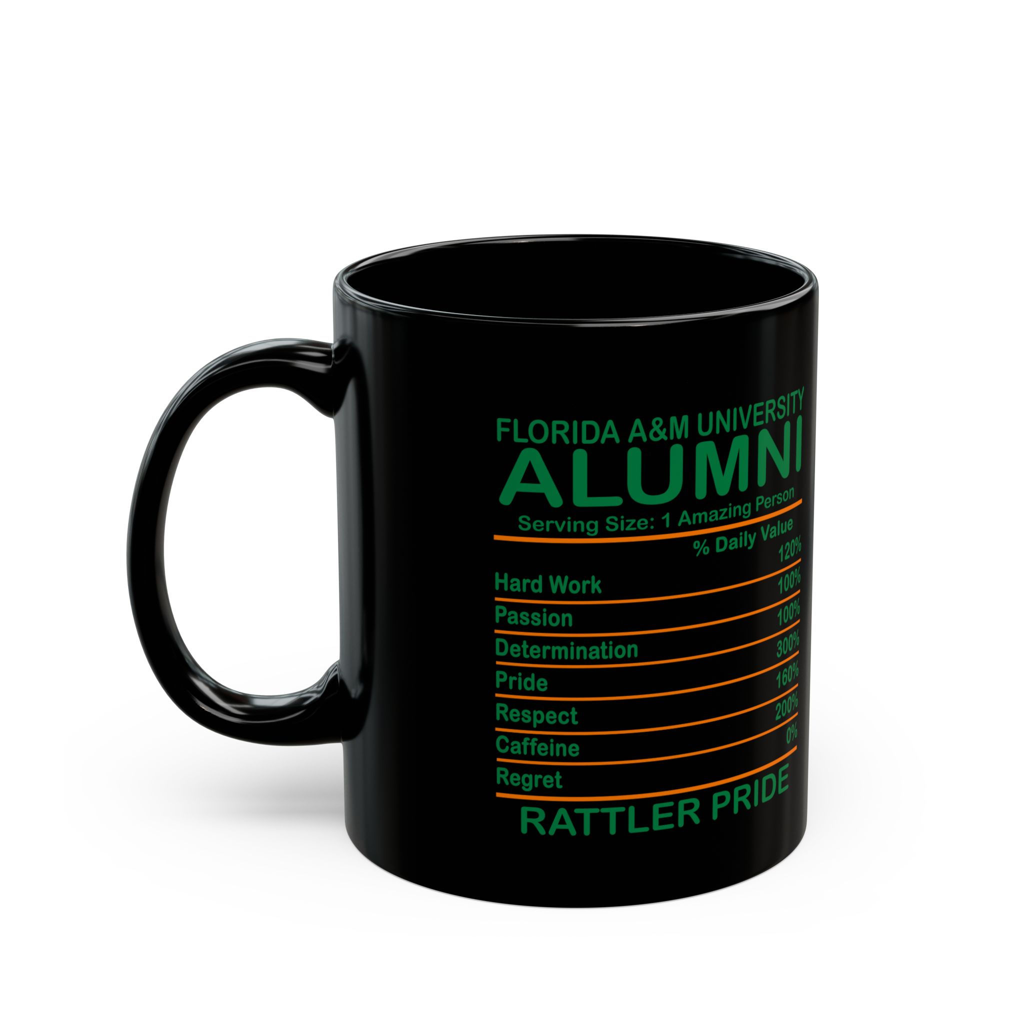 Rattler Pride FAMU Alumni HBCU Black Mug