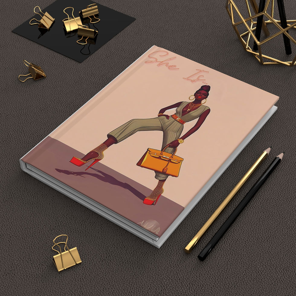 Thumbnail: Strong Strides Representation Matters Beautiful Me Hardcover Journal Matte