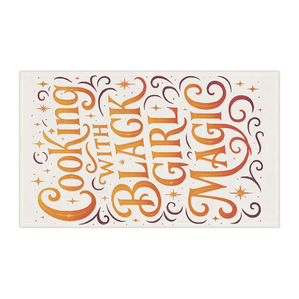 Thumbnail: Cooking with Black Girl Magic Tea Towels 