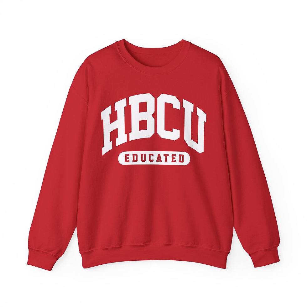 Thumbnail: HBCU Educated Unisex Crewneck Sweatshirt