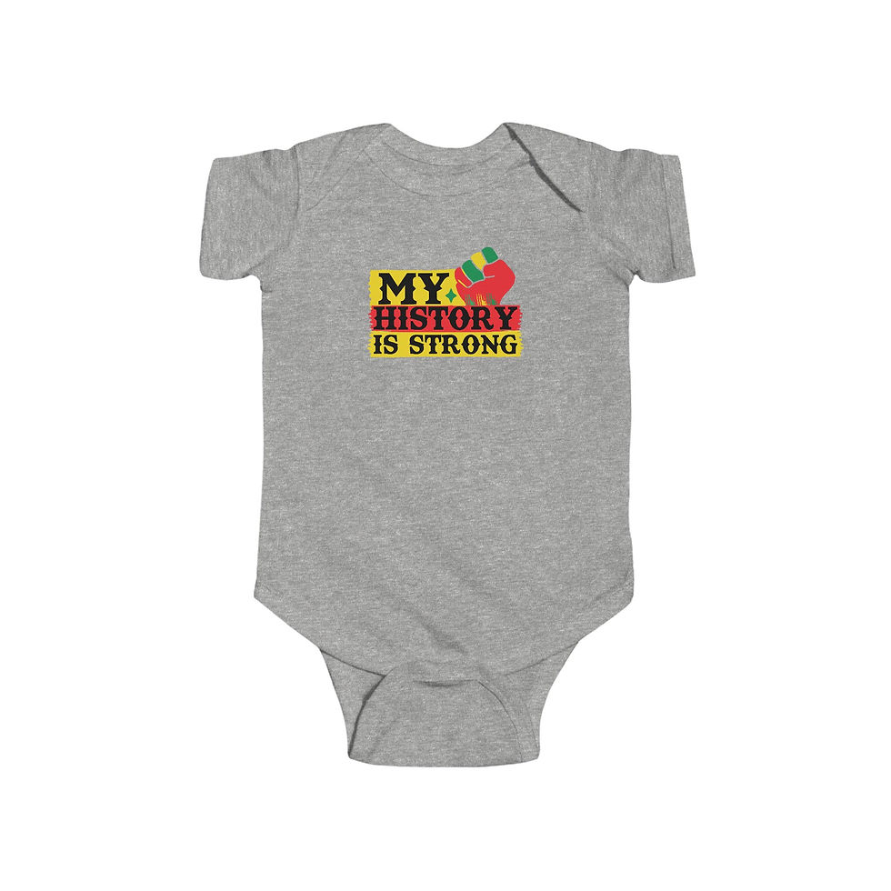 Thumbnail: My History is Strong Infant Onesie