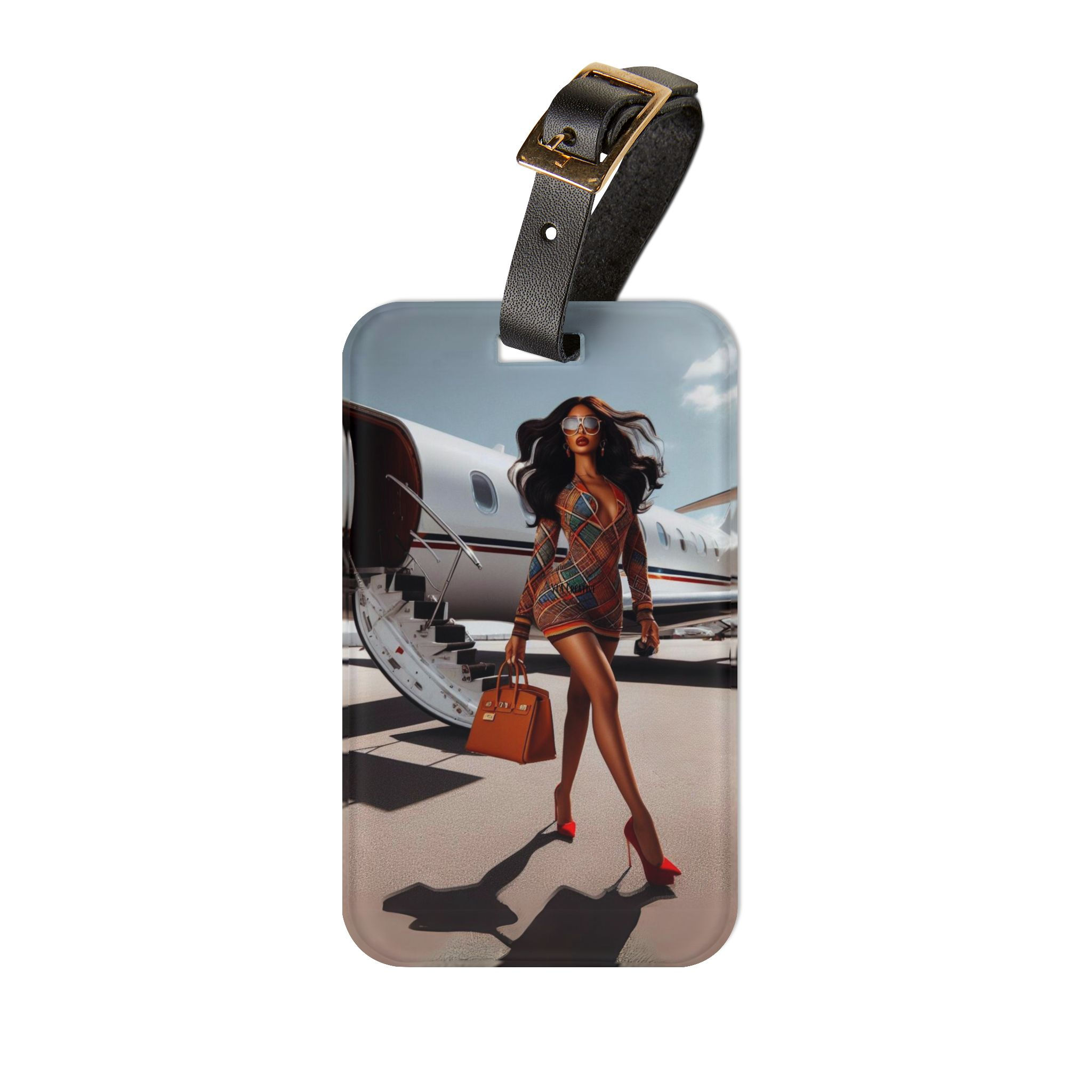 “Fly Girl” Cute Luggage Tag