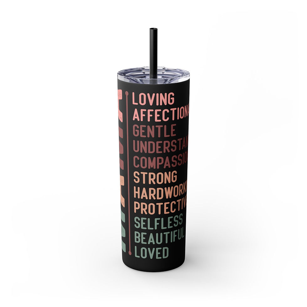 Thumbnail: Mama Skinny Tumbler with Straw 20oz