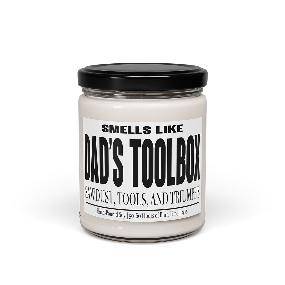 Thumbnail: Smells like Dad's Toolbox Soy Candle