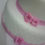 Miniatura: Bolo Cenográfico fake Branco e Rosa 2 andares