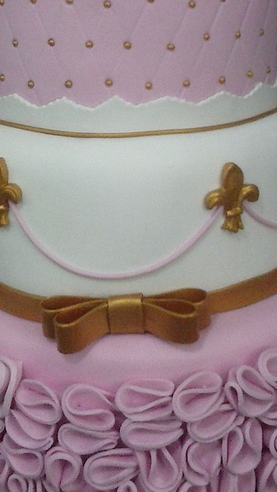 Miniatura: Bolo cenográfico (Fake) Princesa Realeza Luxo