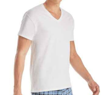 Hanes Men's V-Neck Undershirts