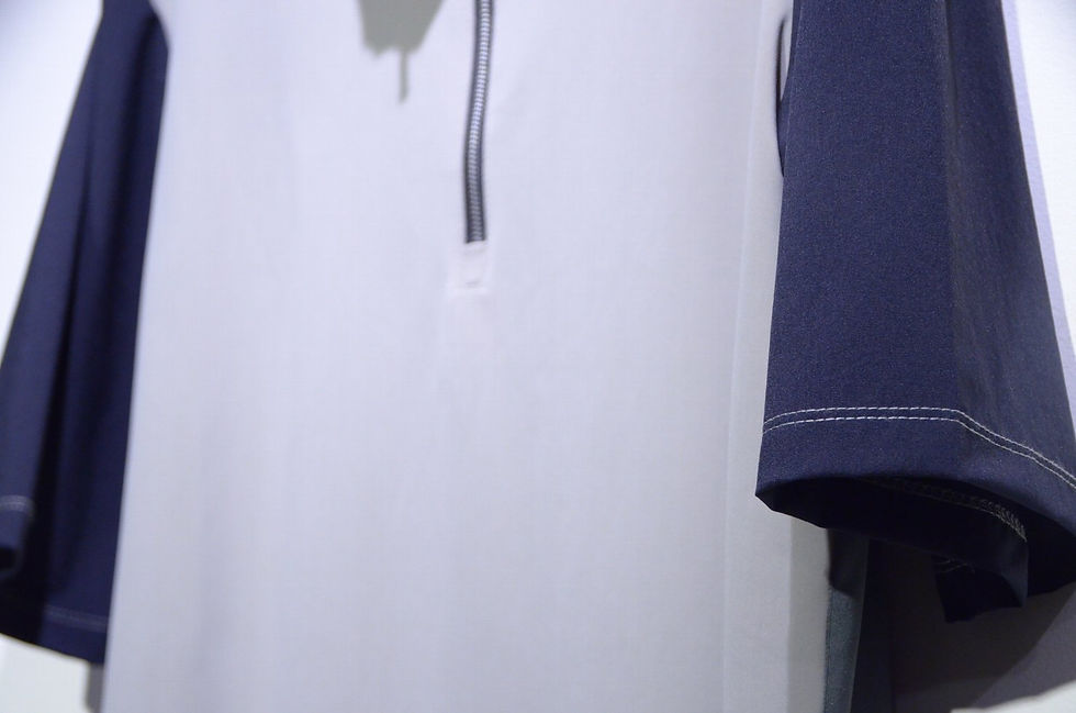 サムネイル： HAiK w/ Poly Half Zip Neck Tshirt A Made in Lithuania ハイク ウィズアス ポリハーフジップ Tシャツ