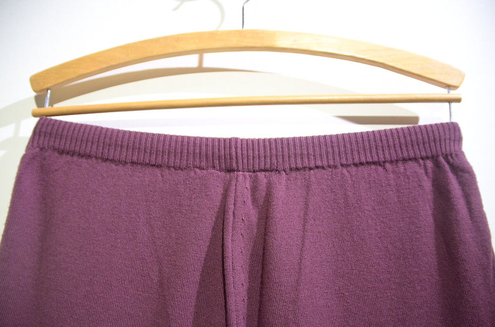 サムネイル： John Smedley Decagon Wool Trouserrs Made In UK ジョンスメドレー ウールニット スウェット トラウザース