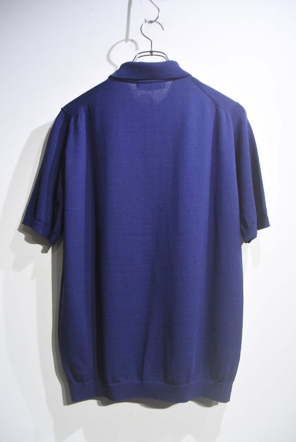 サムネイル： MOONCASTLE ICE COTTON KNIT POLO SHIRT NV MADE IN JAPAN ムーンキャッスル アイスコットン ニットポロシャツ