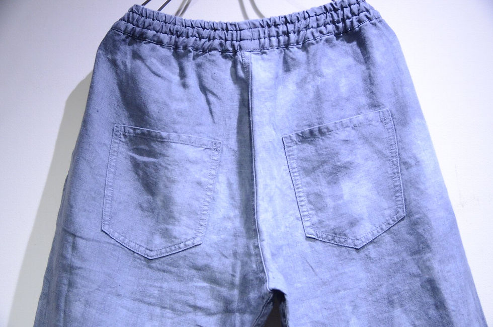 サムネイル： HAiK w/ Krivi Linen Taper Easy Pants Made in lithuania ハイクウィズアス テーパードリネン イージーパンツ
