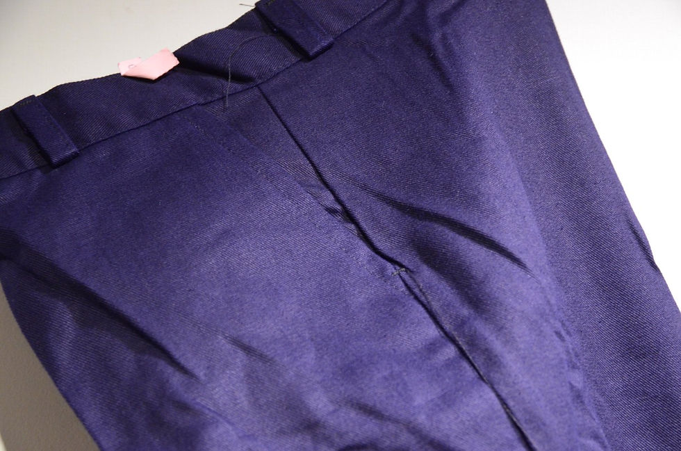 サムネイル： DEADSTOCK Vtg 80-90s British Work Reflector Slim Pants B Made in UK スリム ワークパンツ