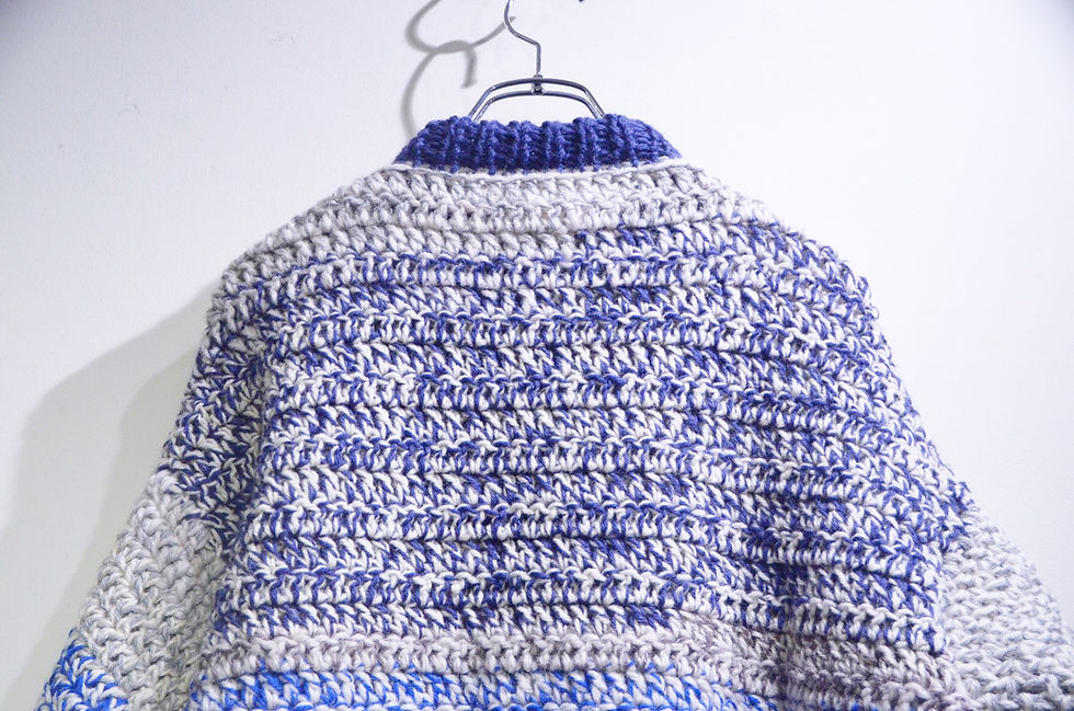 サムネイル： aoi project Remnant Knit Cardigan Handmade in Norway アオイプロジェクト ハンドメイド カーディガン