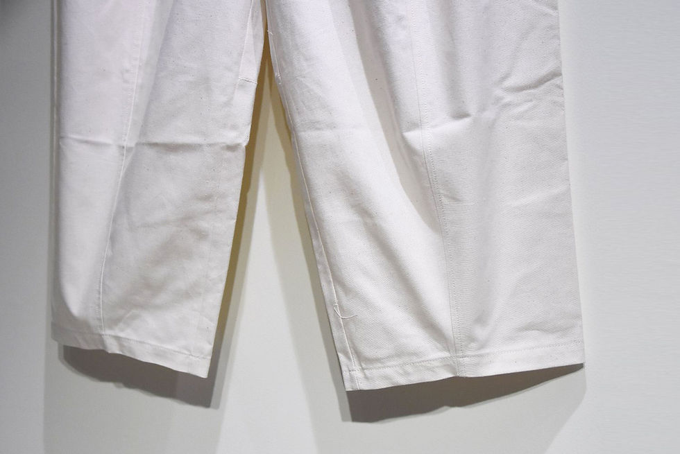 サムネイル： Whitehill Mercantile Mull Trousers LInen Made in Scotland ワイド リネン トラウザーズ
