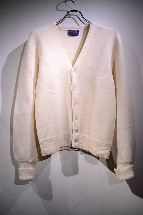 80s~90s Pendleton Pure Virgin Wool Cardigan Made in USA ペン 