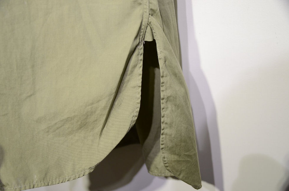 サムネイル： 50s Vtg British Army Banner Cotton poplin Shirts Made in England イギリス軍 シャツ