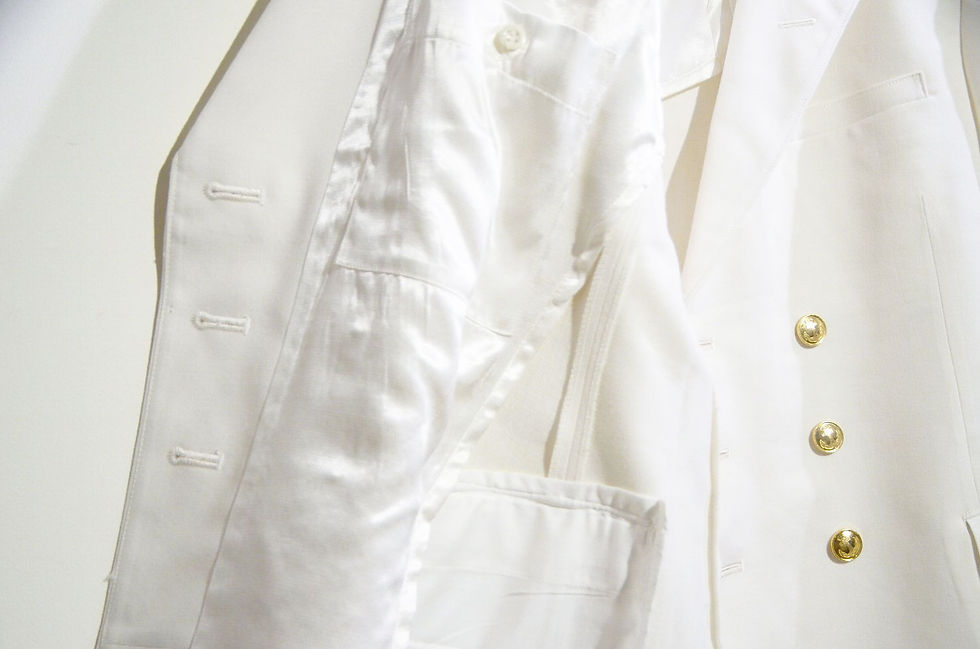 サムネイル： DEADSTOCK 80s USSR Soviet Navy Double Breasted Blazer Jacket ソビエト軍・ロシア軍 海軍 ブレザー