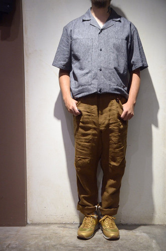 HAAR SCOTLAND  リネン ファティーグパンツ BPF01_12_12042104101_5700
